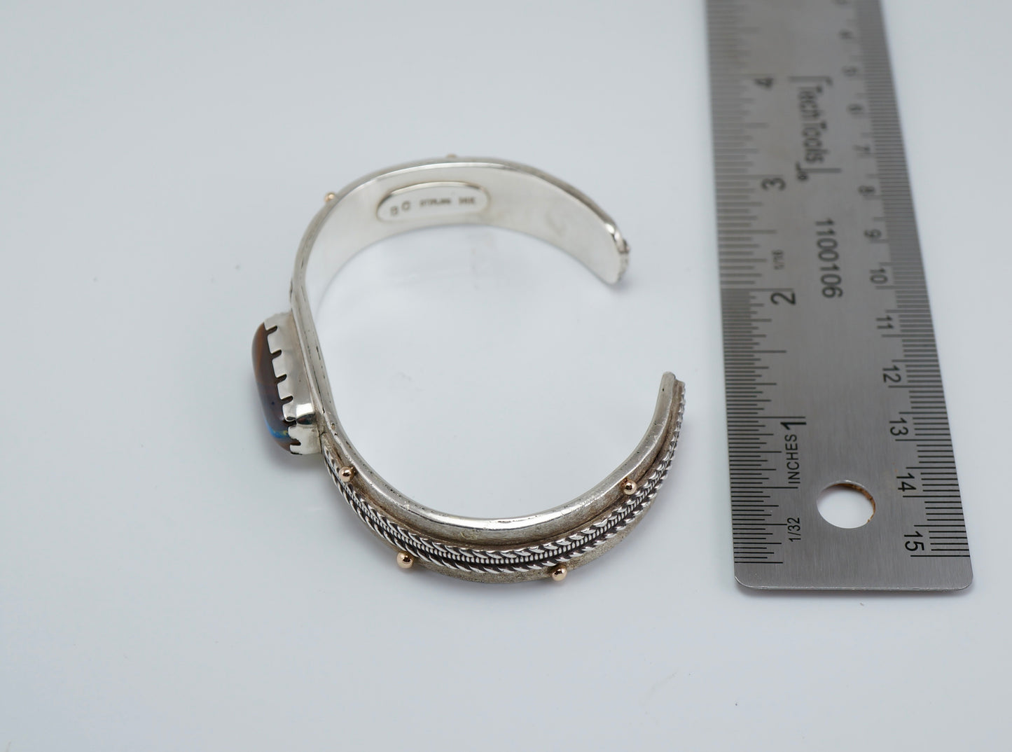 Bracelet - 14k Gold, Sterling Silver & Koroit Opal