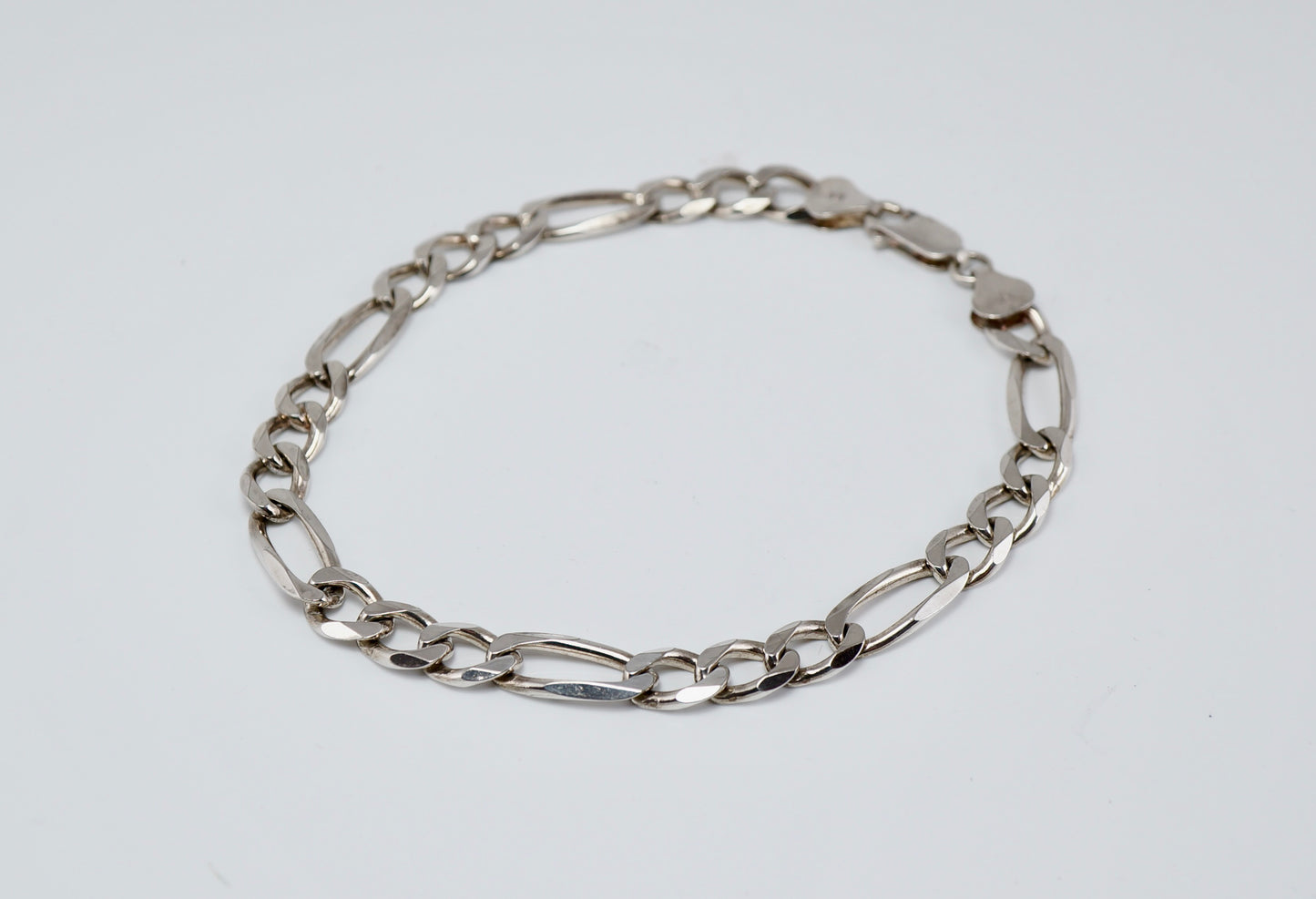 Italian Sterling Silver Curb Chain Bracelet