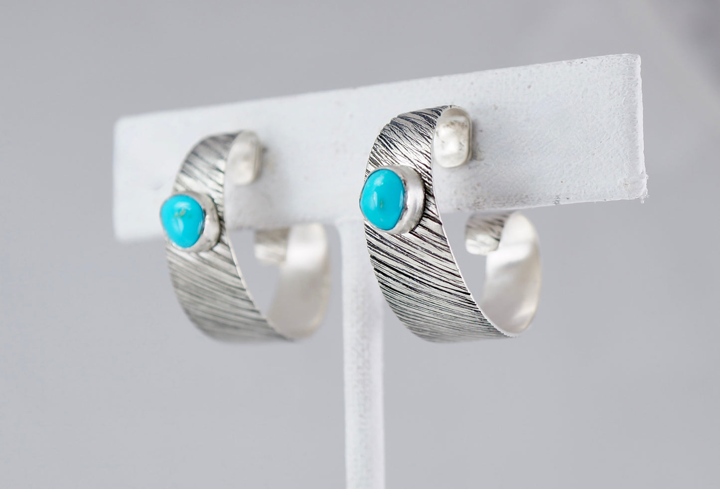 Turquoise Hoop Earrings