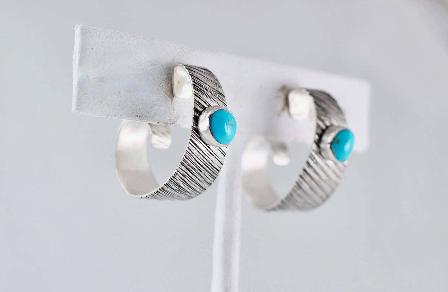 Turquoise Hoop Earrings