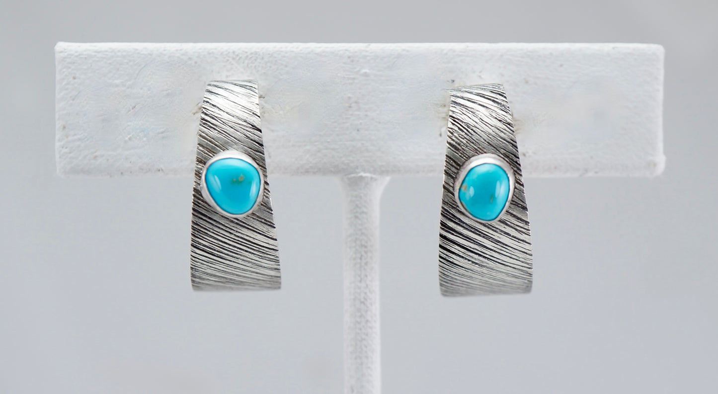 Turquoise Hoop Earrings