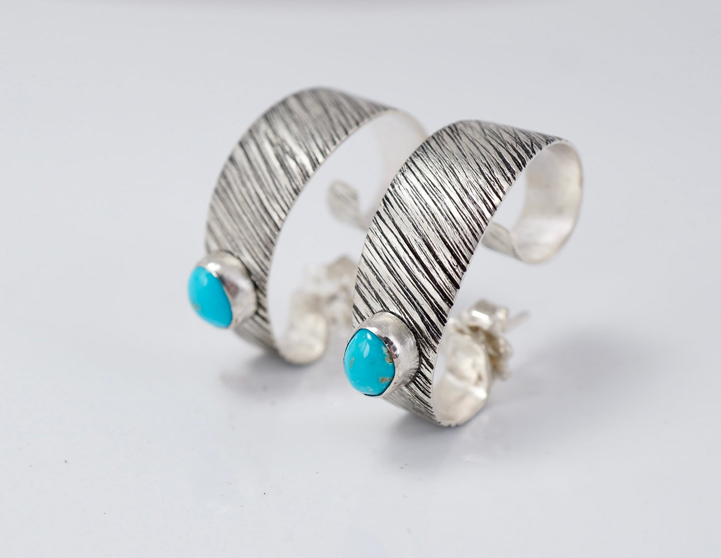 Turquoise Hoop Earrings