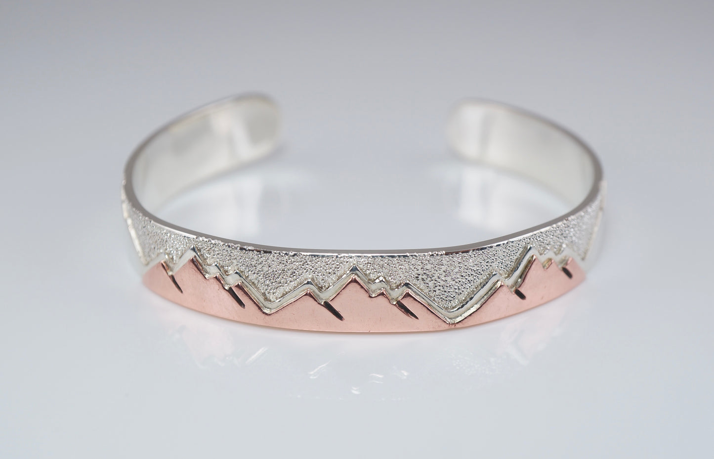 Sterling Silver and Copper Cuff Bracelet