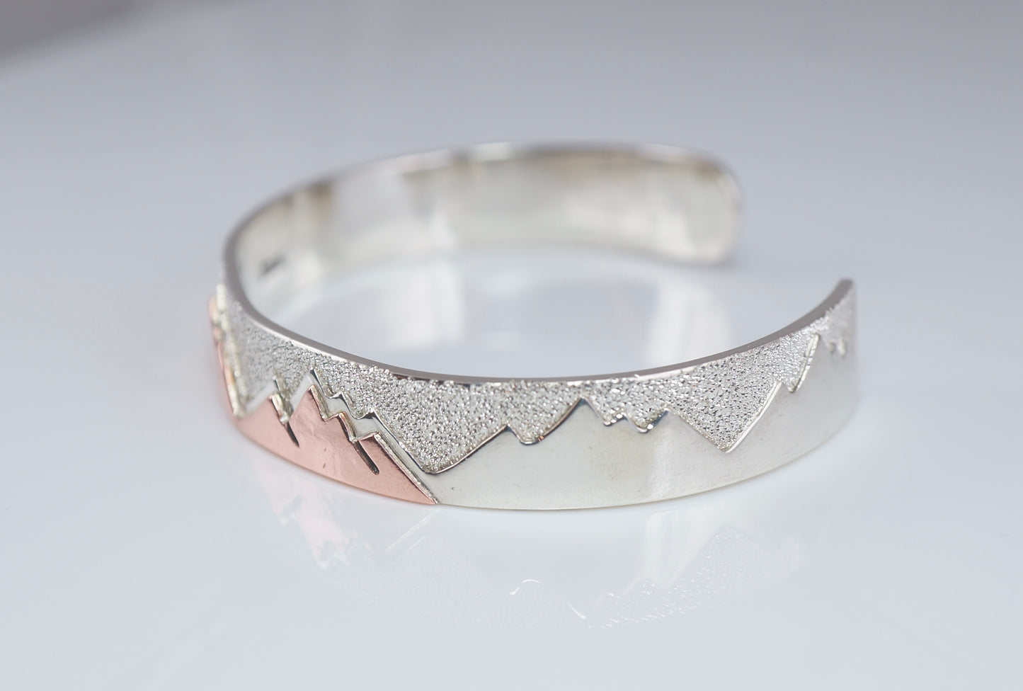 Sterling Silver and Copper Cuff Bracelet