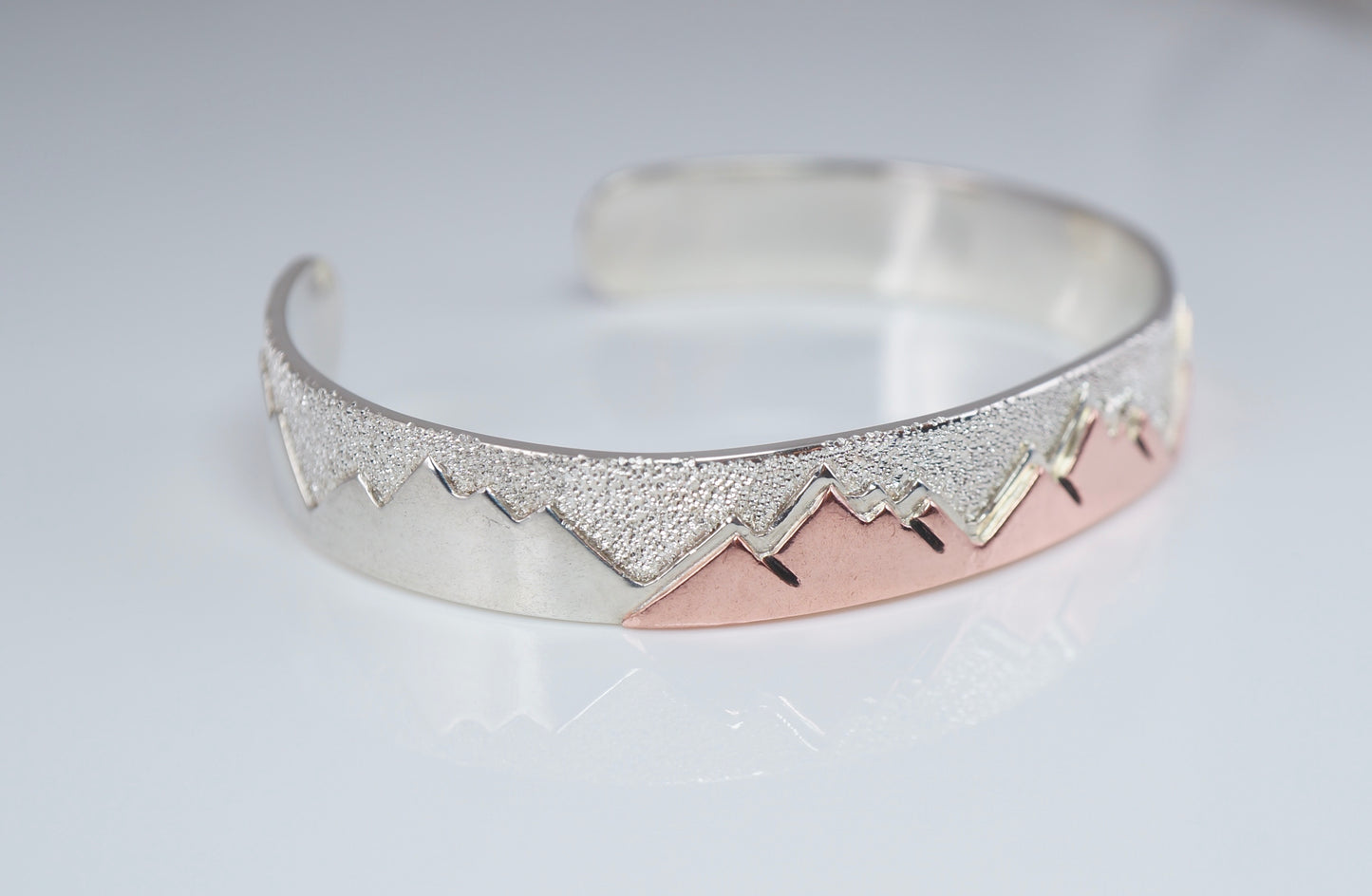 Sterling Silver and Copper Cuff Bracelet