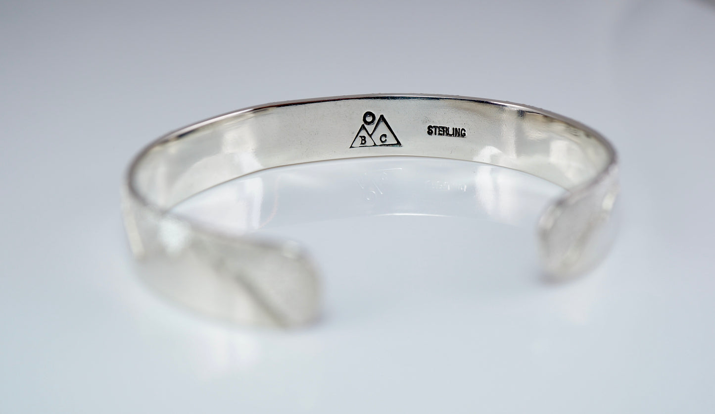 Sterling Silver and Copper Cuff Bracelet