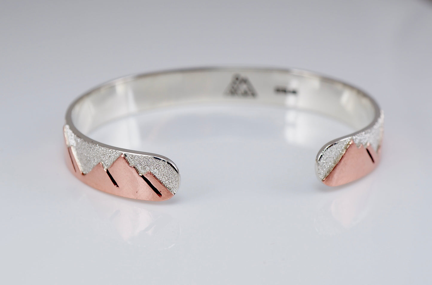 Sterling Silver and Copper Cuff Bracelet