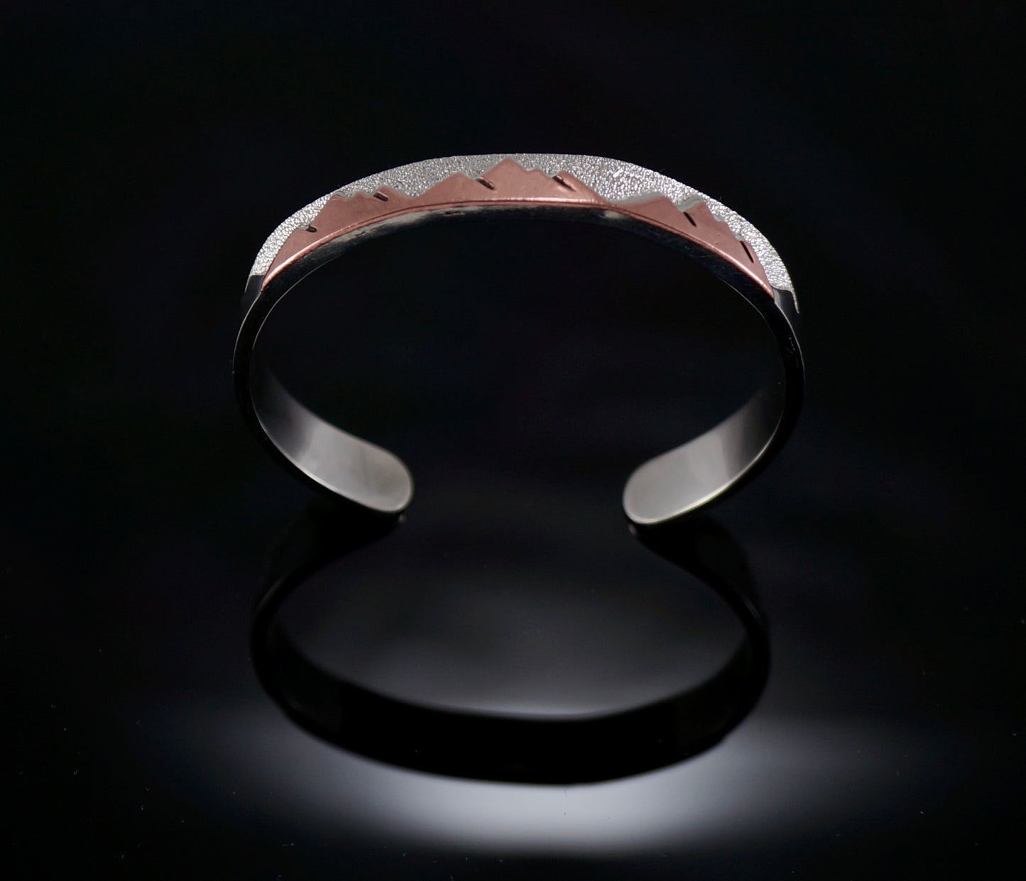 Sterling Silver and Copper Cuff Bracelet