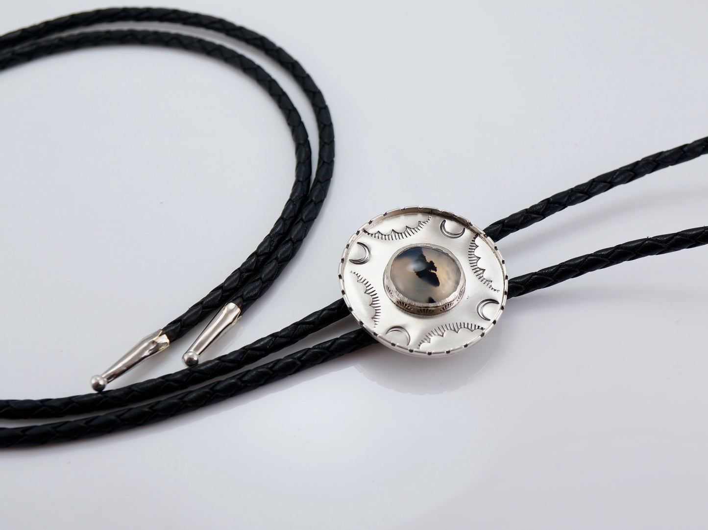 Montana Agate Bolo Tie