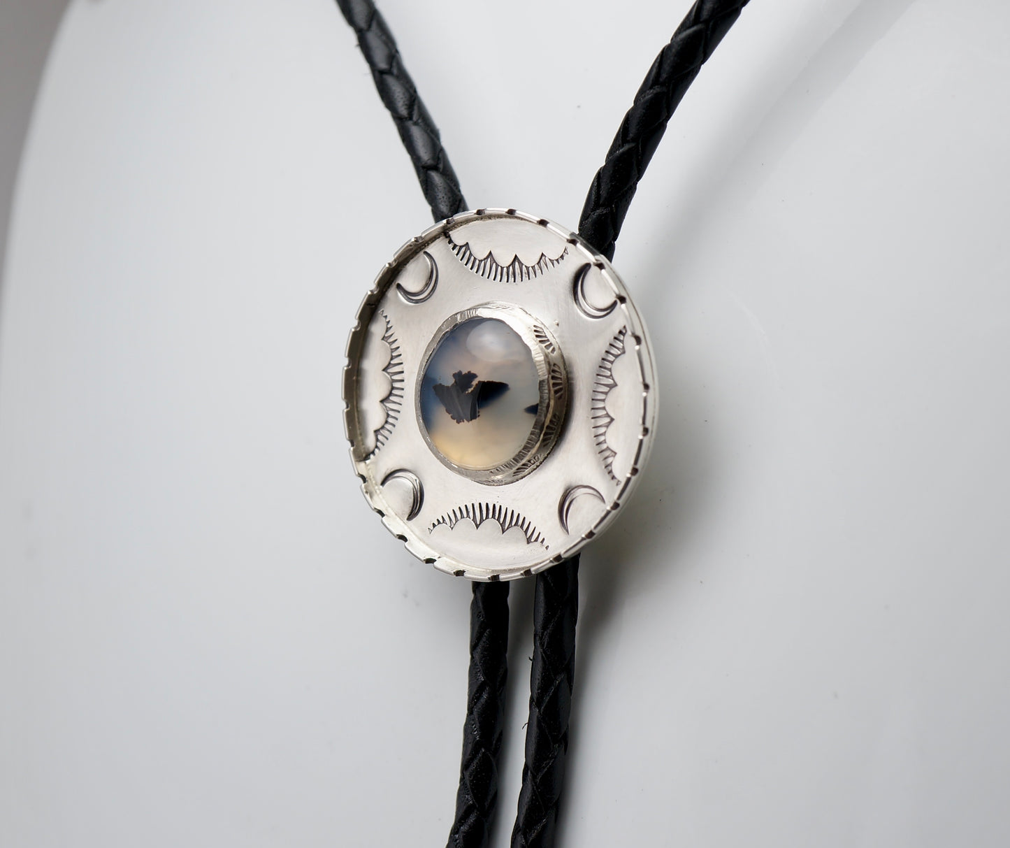 Montana Agate Bolo Tie