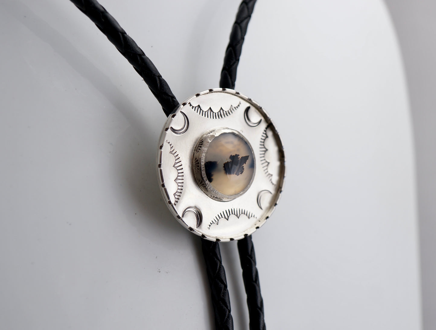 Montana Agate Bolo Tie