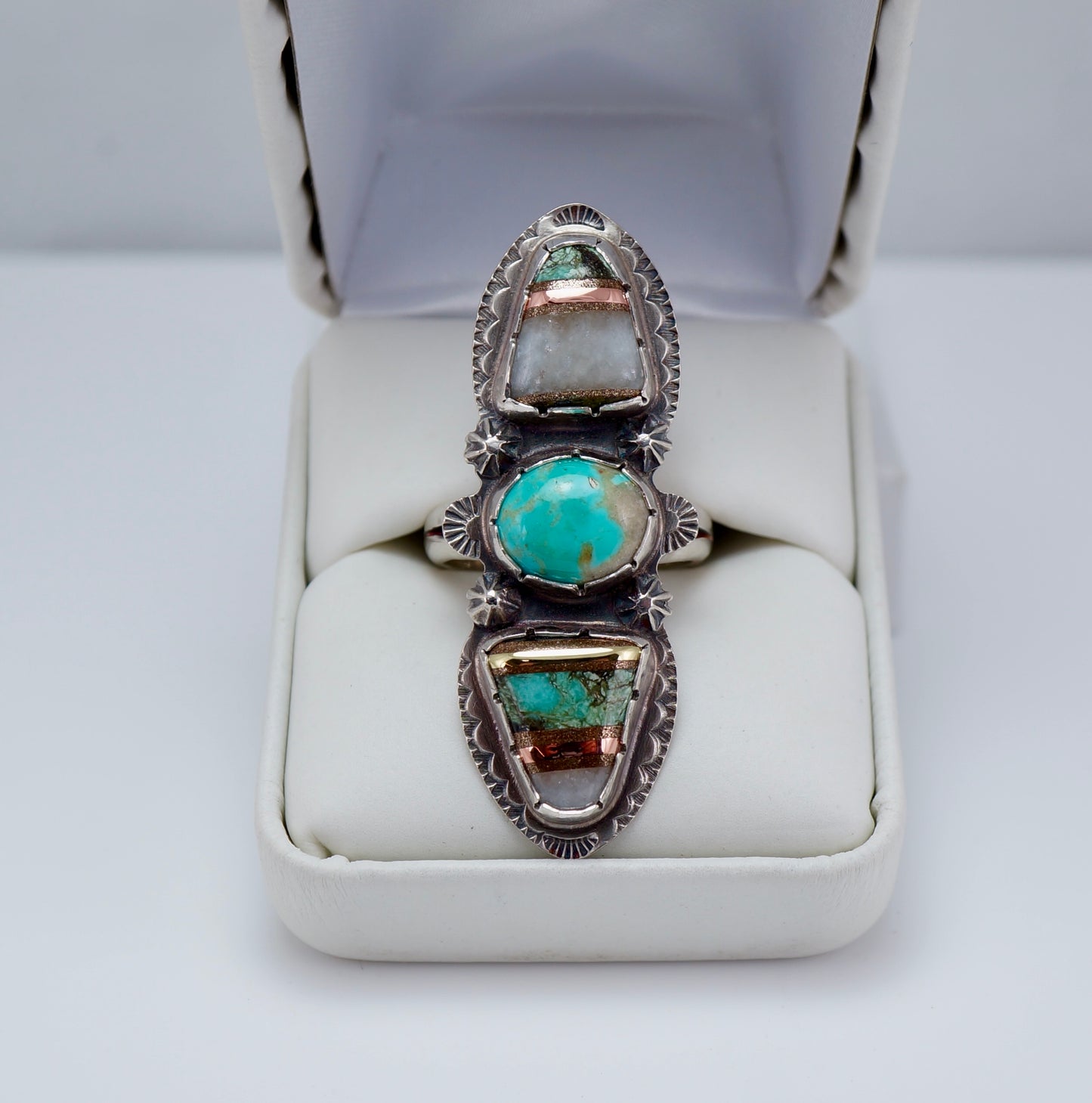 Turquoise Bold Elongated Ring