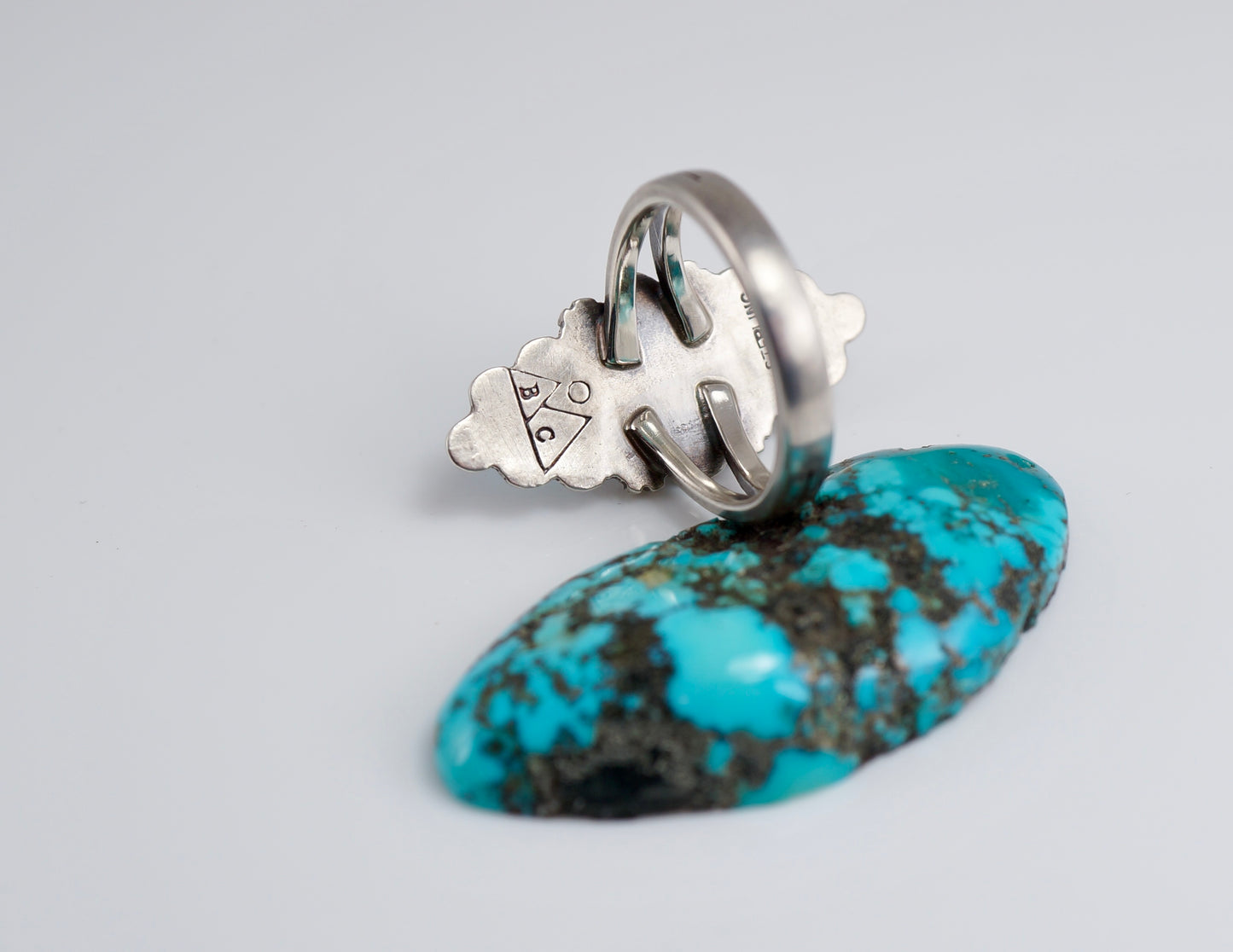 Turquoise 3-Stone Ring