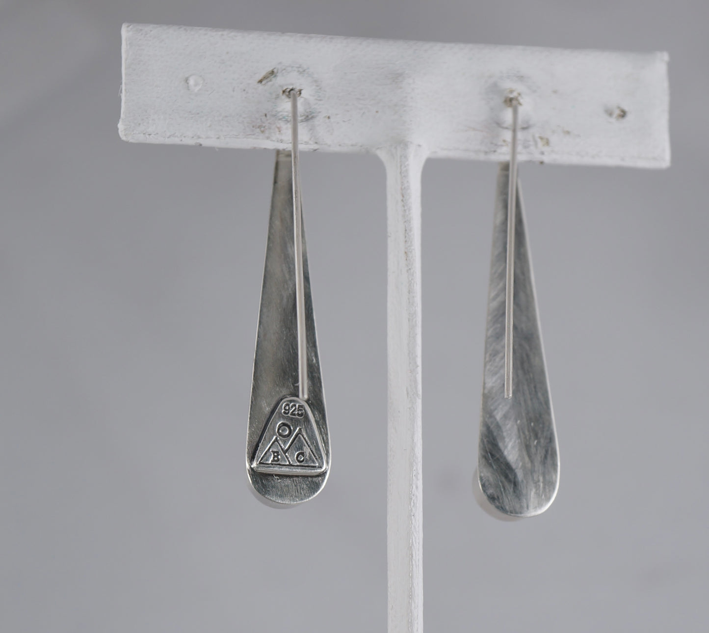 Teardrop Gemstone Earrings | Whiskey CZ & Sterling Silver | Handcrafted Statement Jewelry