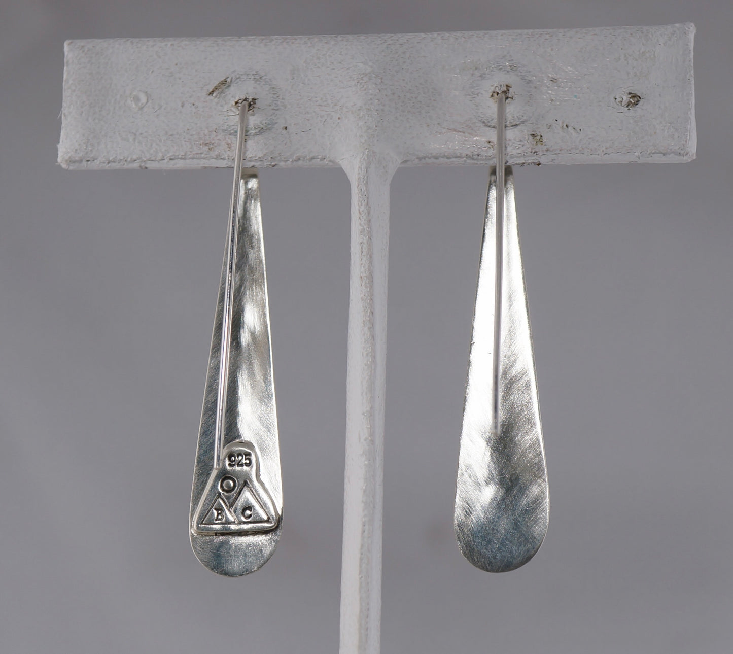 Teardrop Gemstone Earrings | Lapis & Sterling Silver | Handcrafted Statement Jewelry