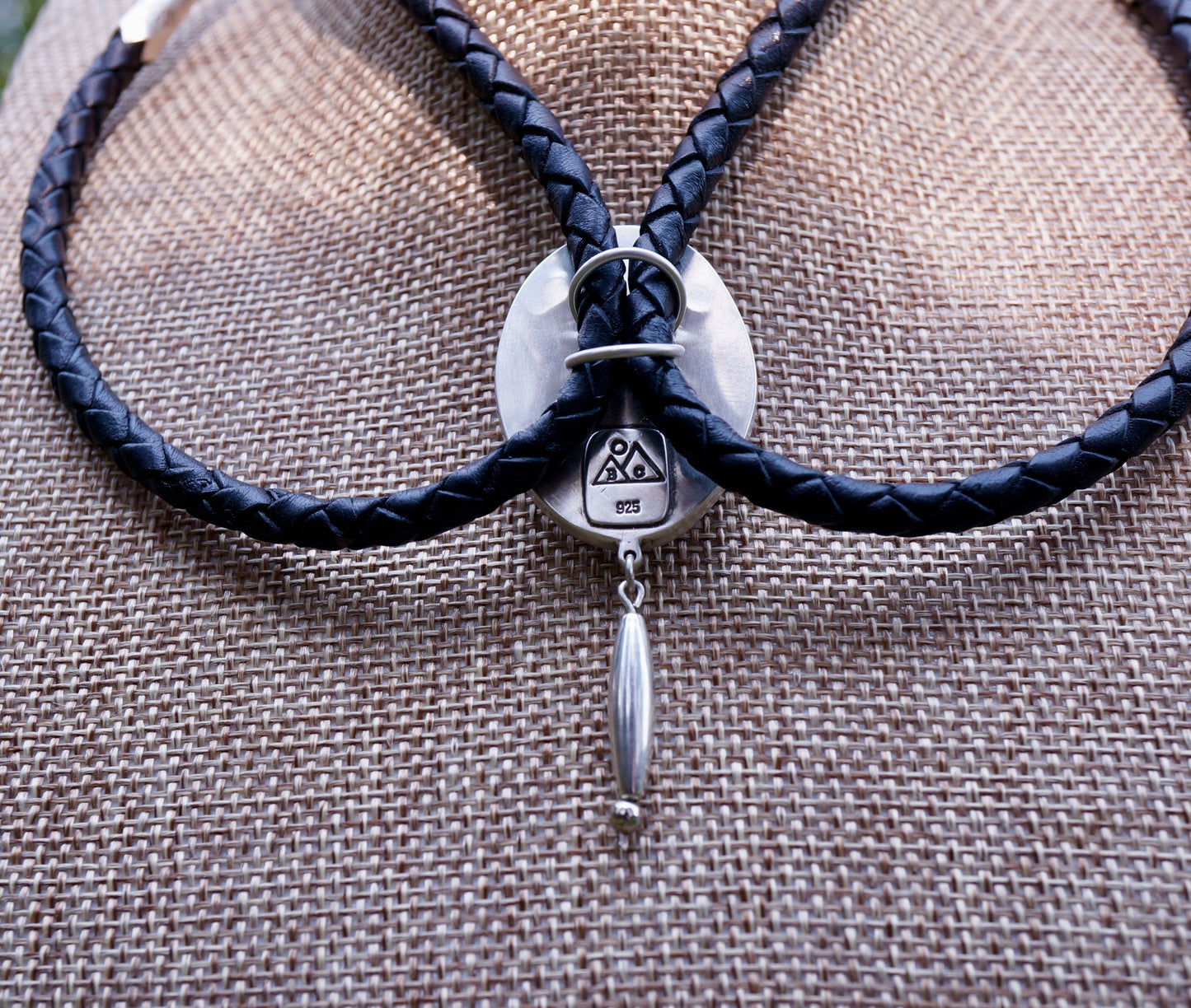 Turquoise & Sterling Silver Bolo Tie – Handcrafted, One of a Kind