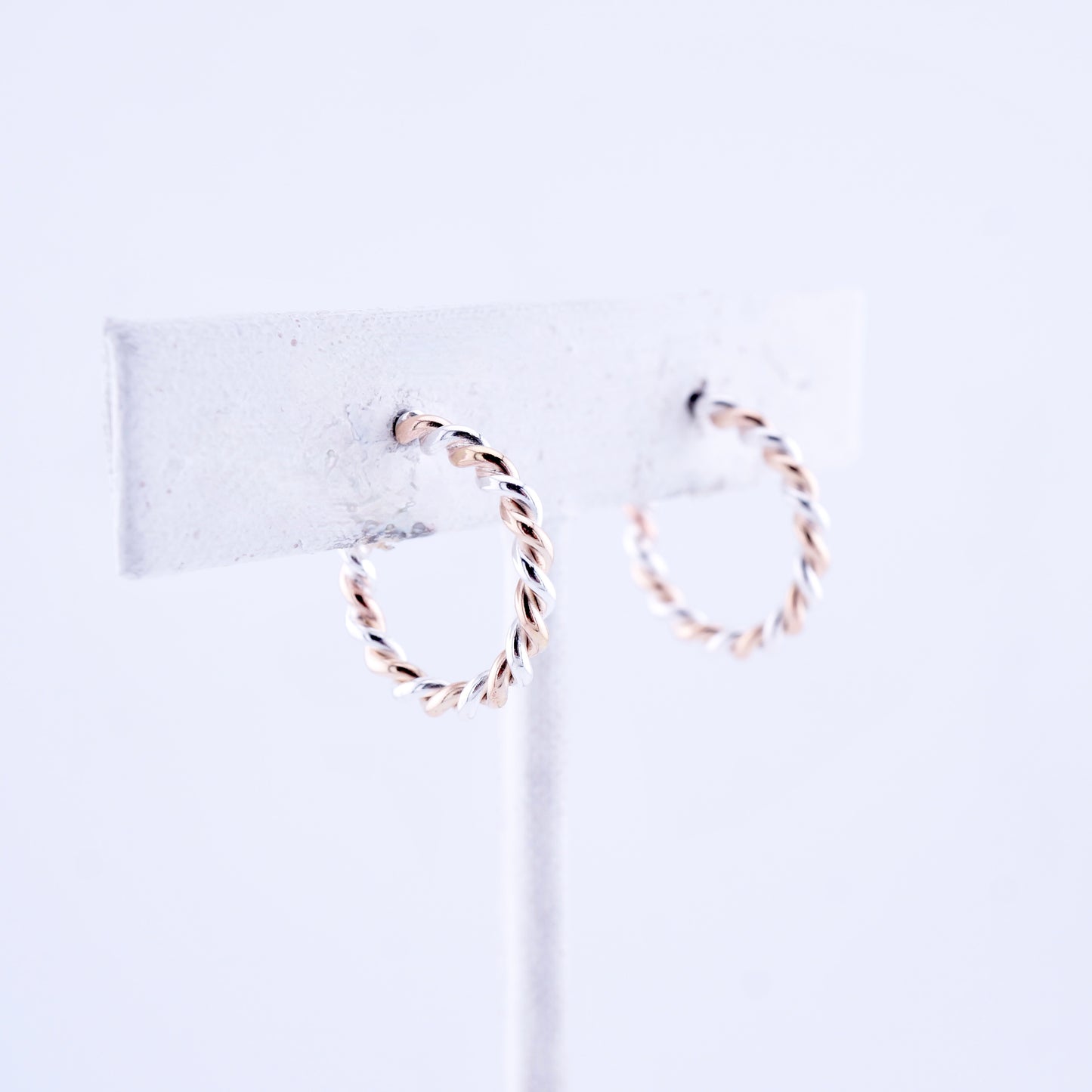 Hoop Earrings in Gold-Filled and Sterling Silver, Handcrafted
