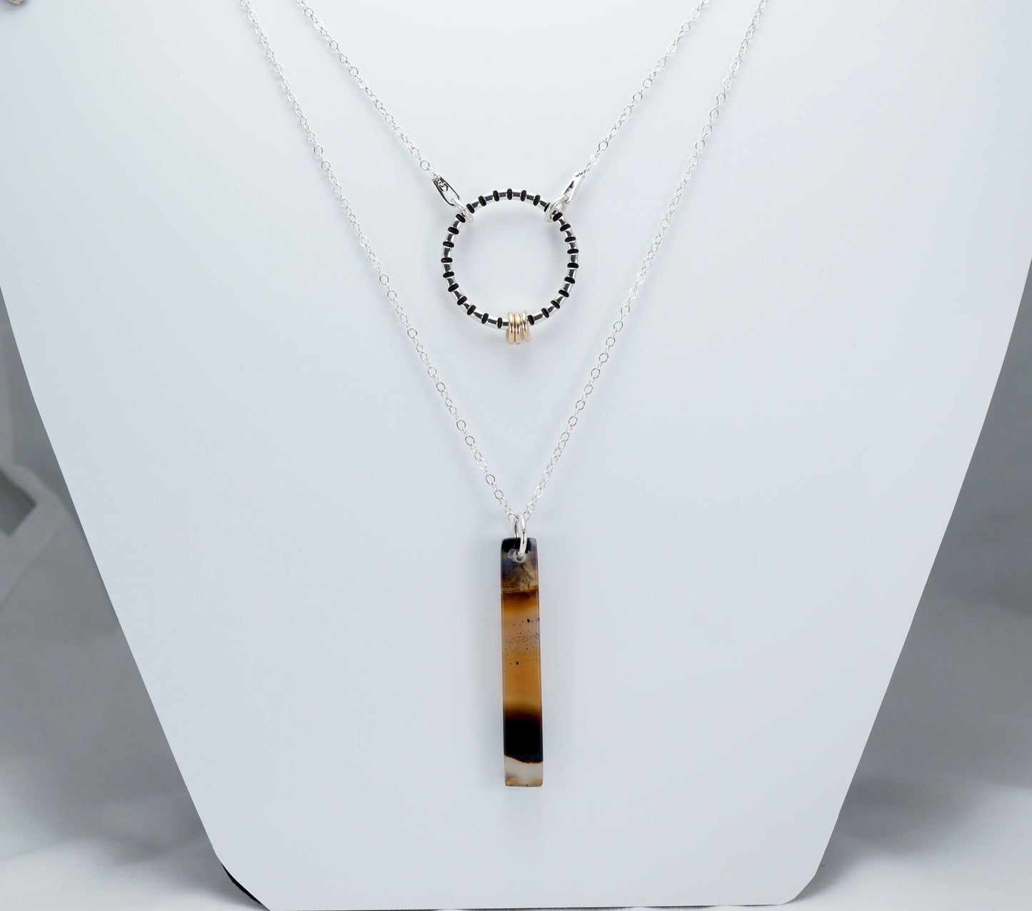 Montana Agate Layered Necklace