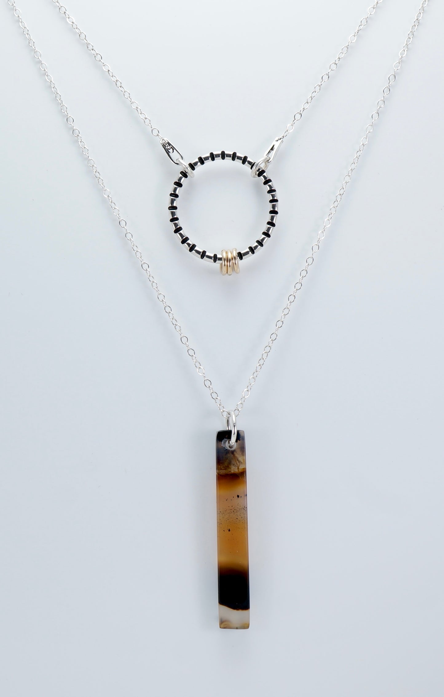 Montana Agate Layered Necklace