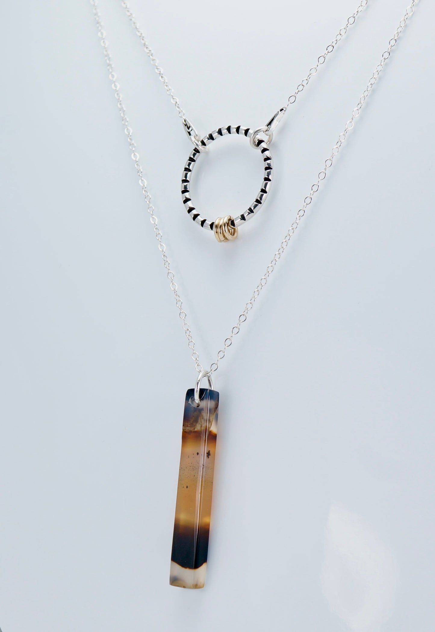 Montana Agate Layered Necklace