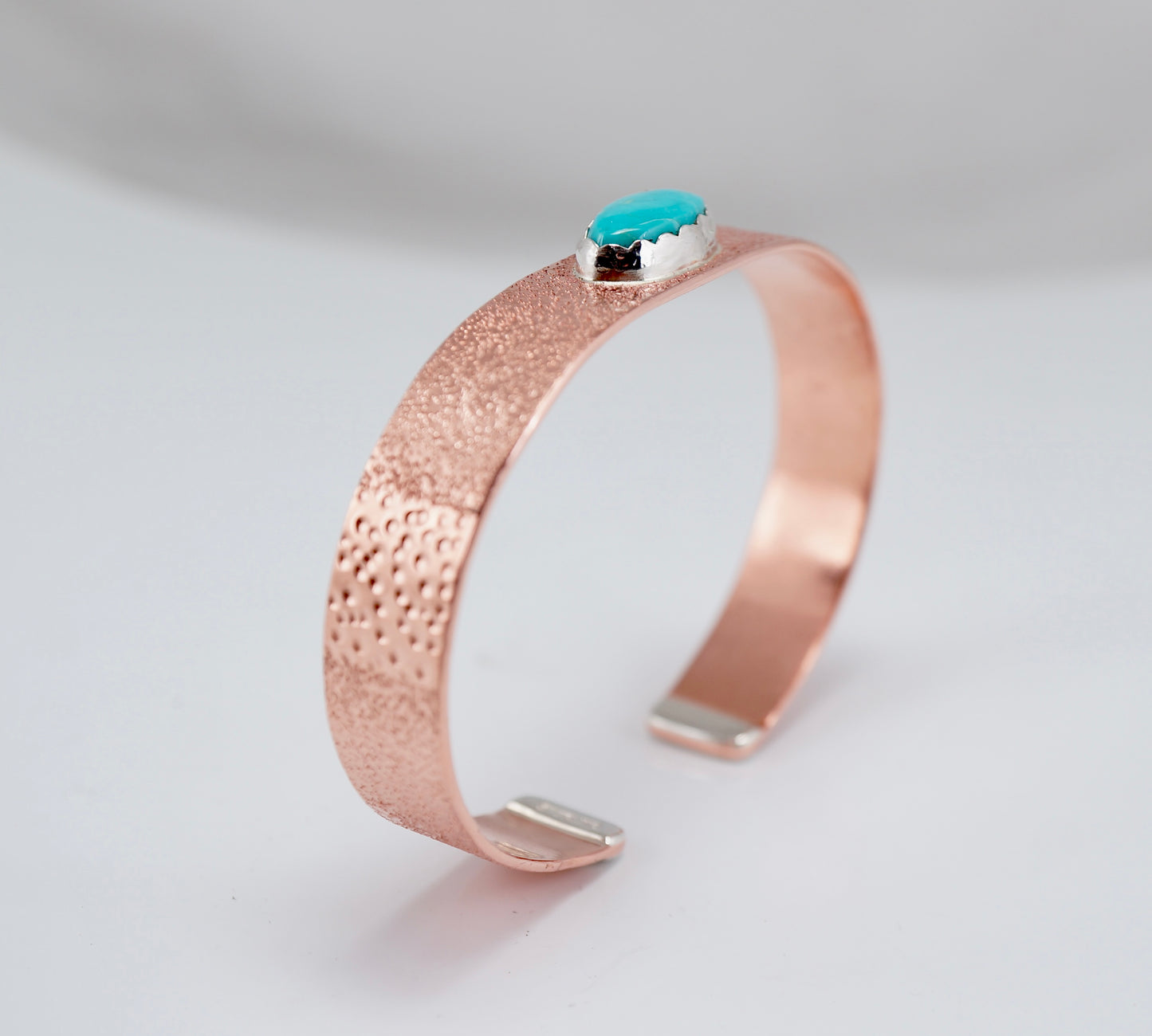 Turquoise and Copper Bracelet