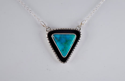 Handcrafted Sterling Silver Turquoise Necklace – One of a Kind