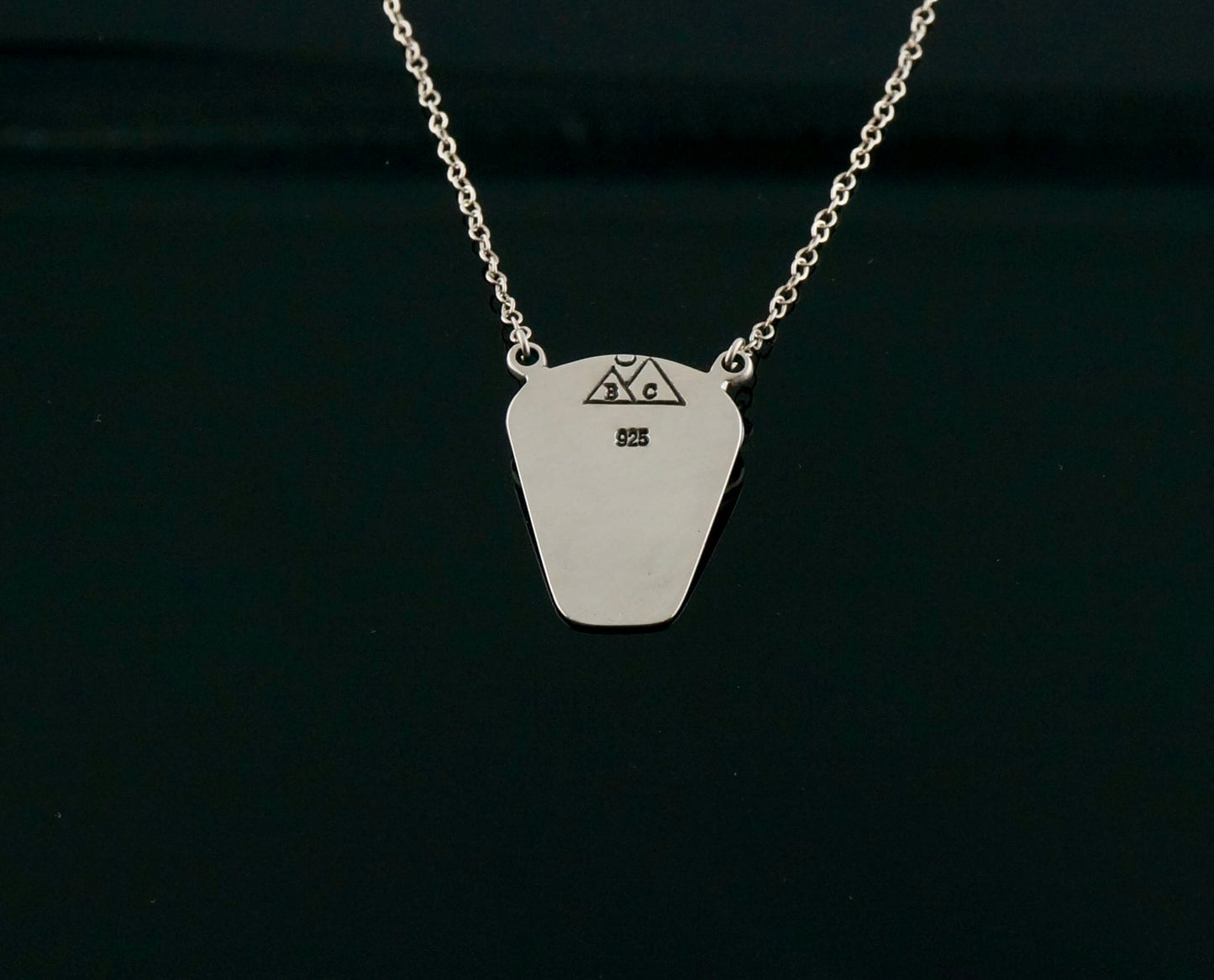 Handcrafted Sterling Silver and Turquoise Pendant Necklace – One of a Kind