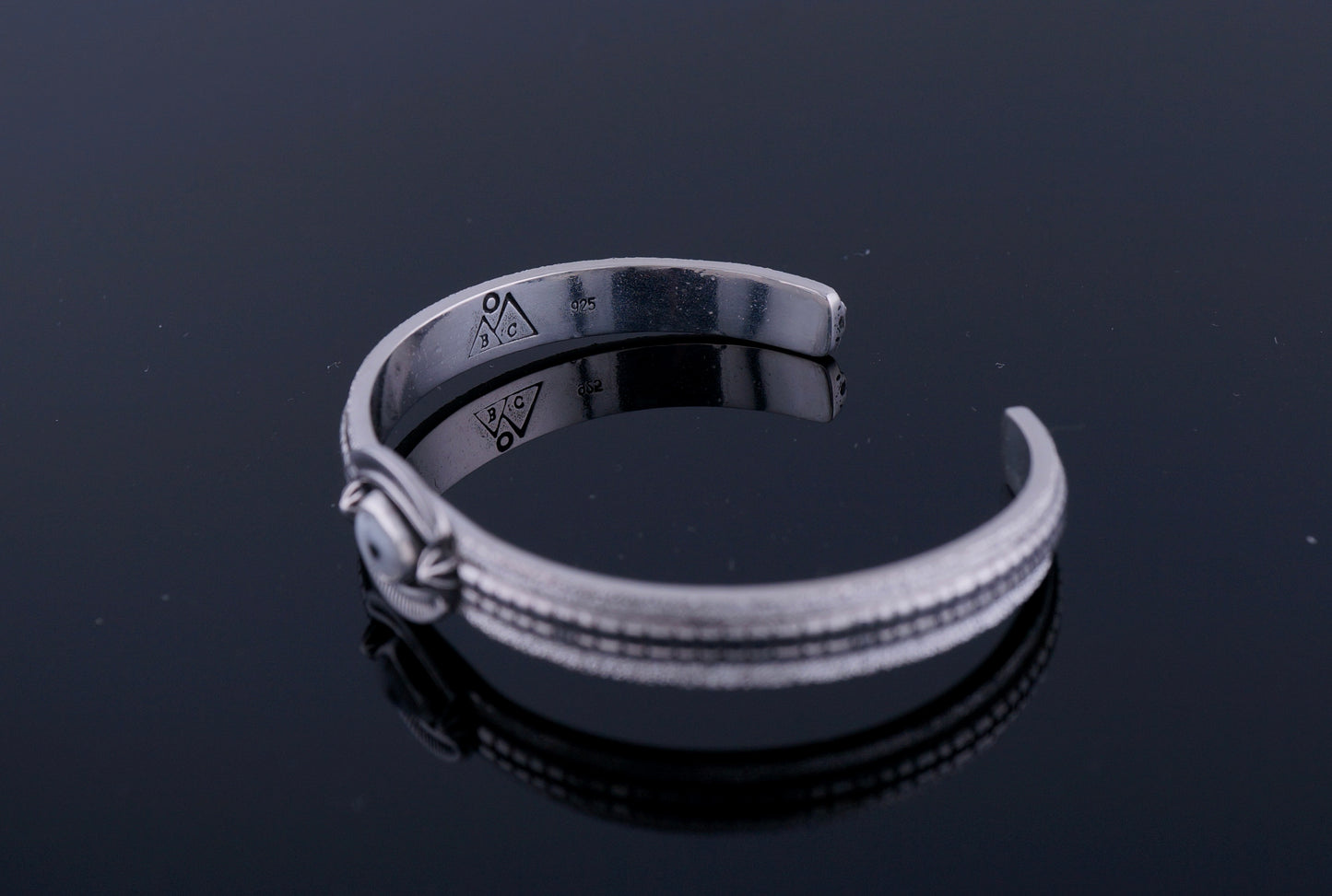 White Buffalo Sterling Silver Handcrafted Cuff Bracelet – OOAK Western Collector Piece