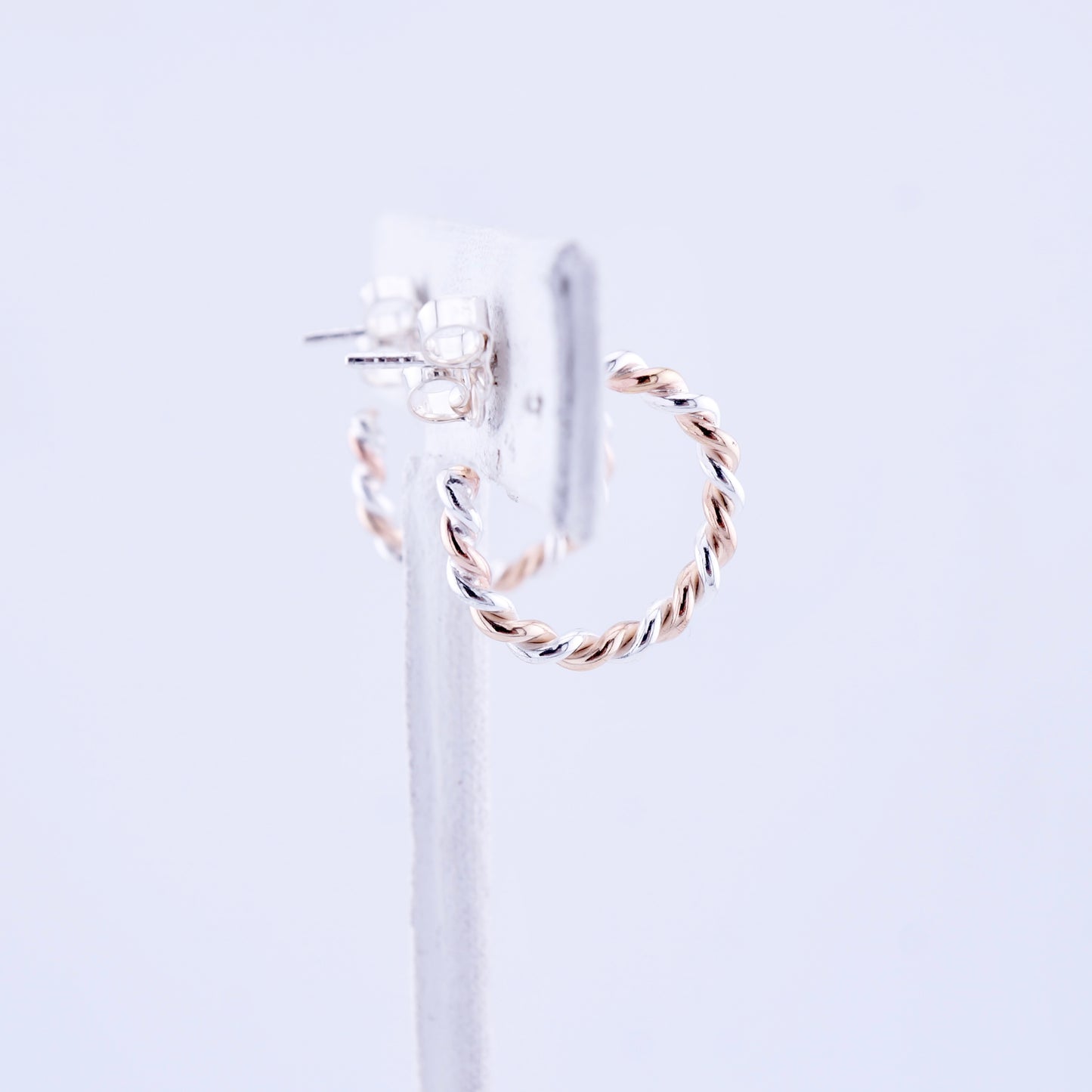 Hoop Earrings in Gold-Filled and Sterling Silver, Handcrafted