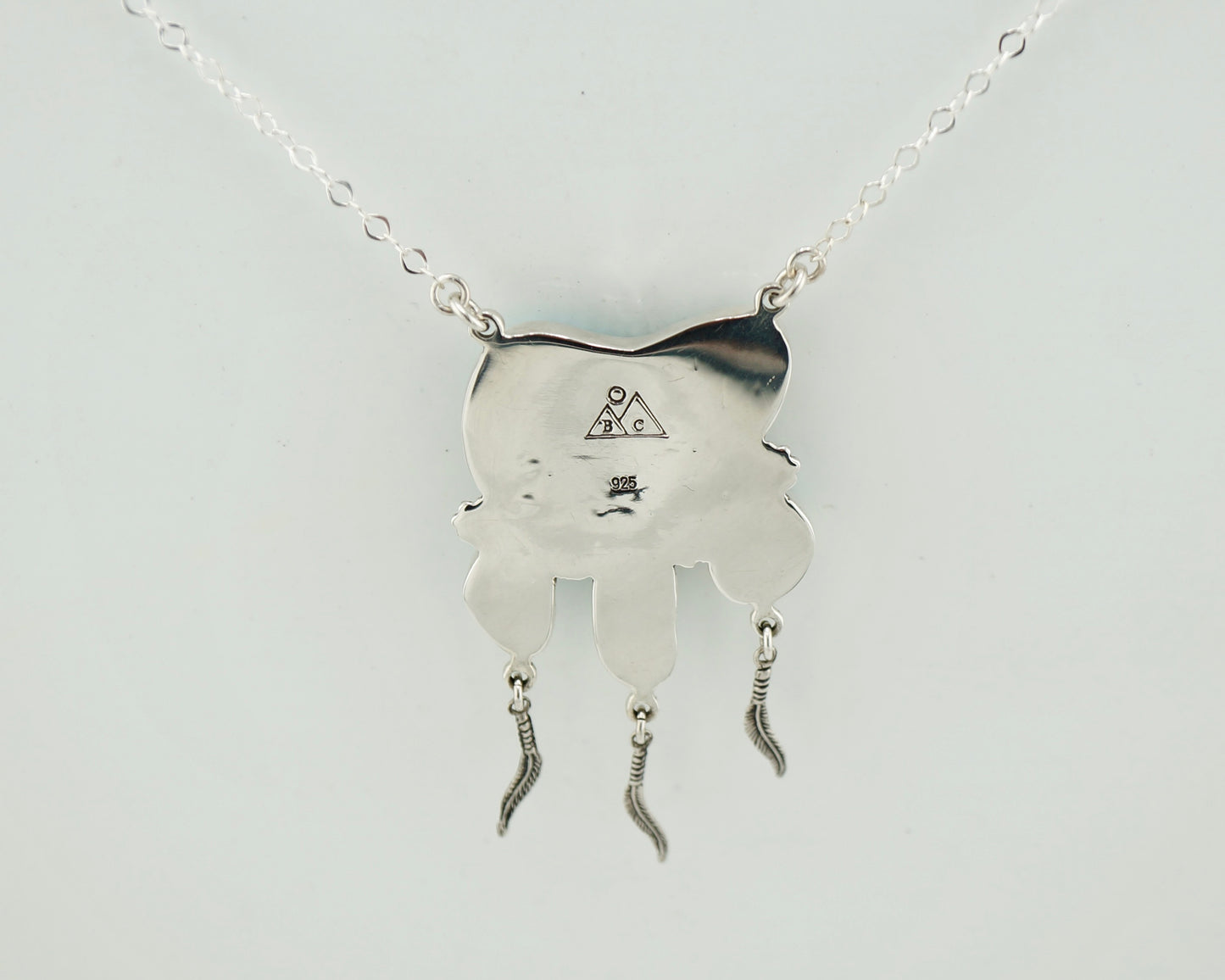 Turquoise Four-Stone Sterling Silver Necklace | One-of-a-Kind Western Statement Jewelry