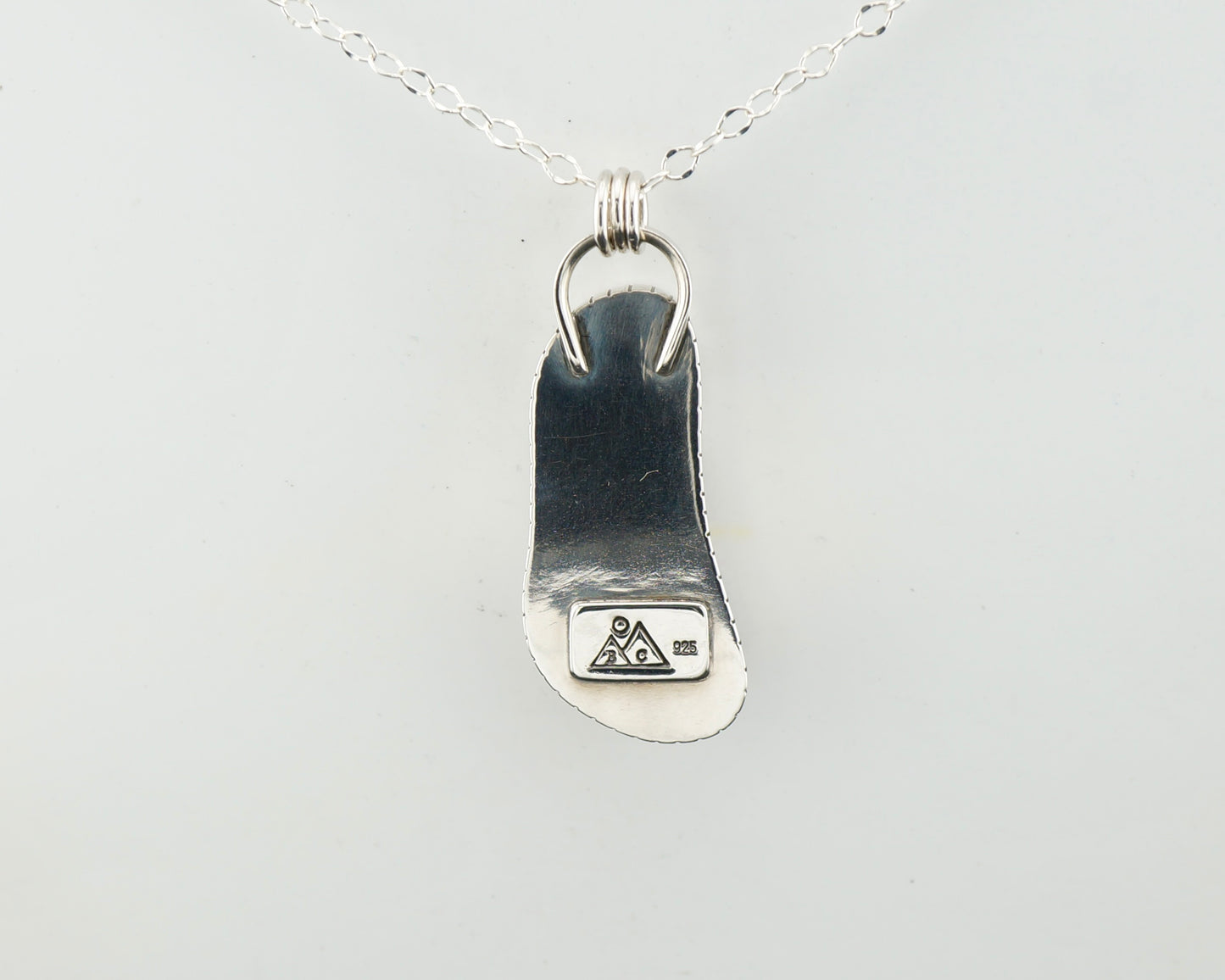 Montana Agate Necklace Sterling Silver and Copper OOAK Western Artisan Pendant