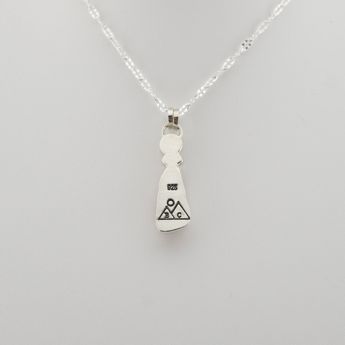Two Stone Montana Agate Necklace in Sterling Silver and Copper, One of a Kind Western Jewelry