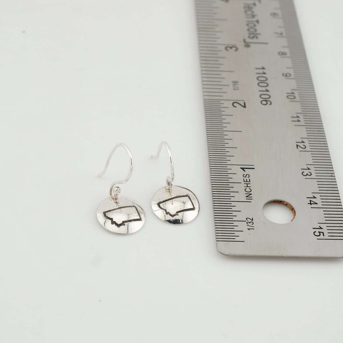 Handcrafted Sterling Silver ‘Montana’ Dangle Earrings, One-of-a-Kind Western Jewelry