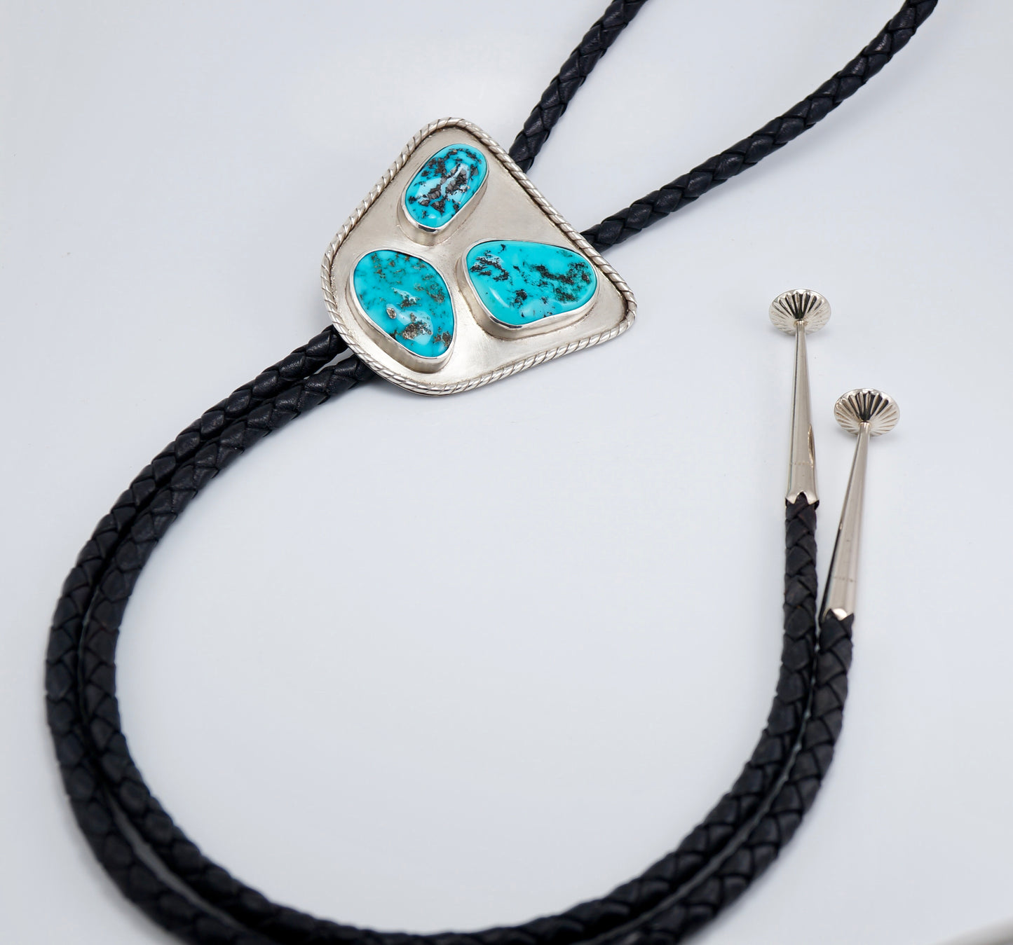 Bolo Tie w/ Big and Bold Authentic Turquoise