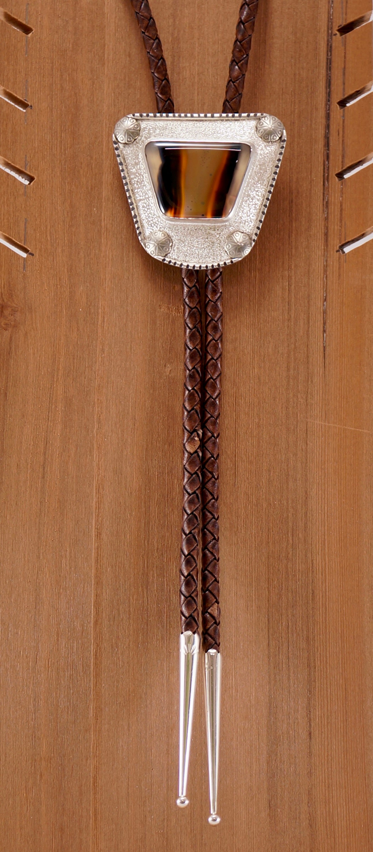 Brown hotsell Agate Bolo Tie