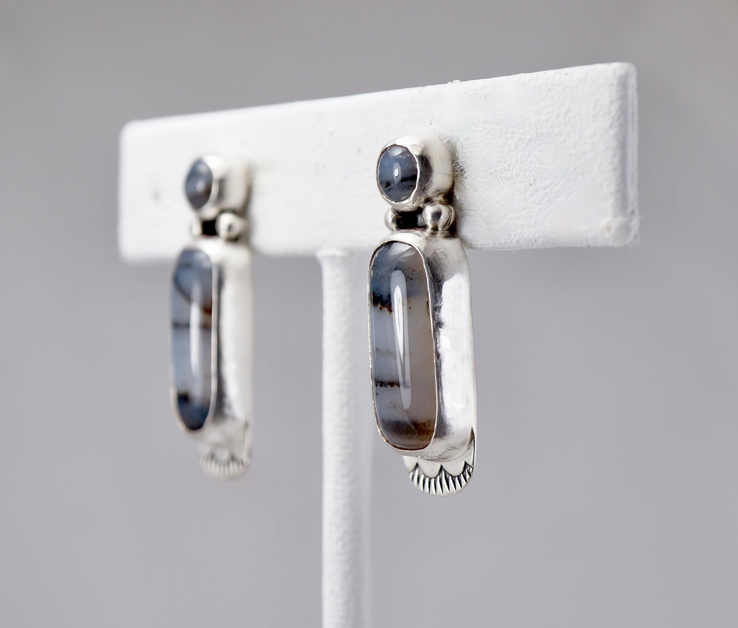 Montana Agate Drop Earrings